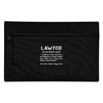 Droit Avocat Justice Définition Avocat - Trousse - noir - Devant