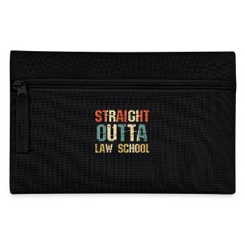 Law Straight Outta Avocat de la faculté de droit - Trousse - noir - Devant