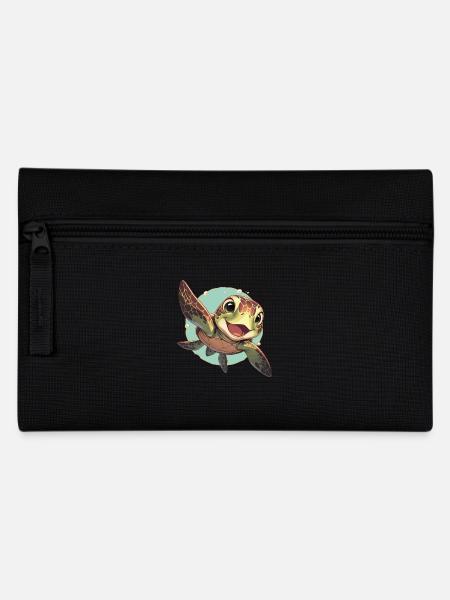 Sea Turtle Meeresschildkröten Meeresschildkröte - Federtasche - Schwarz