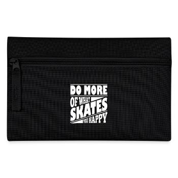 Skateboard Art For Boys Girls Men Skateboard Gifts - Pencil Case - black - Front