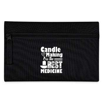 Candle Making Is The Best Medicine - Pencil Case - black - Front