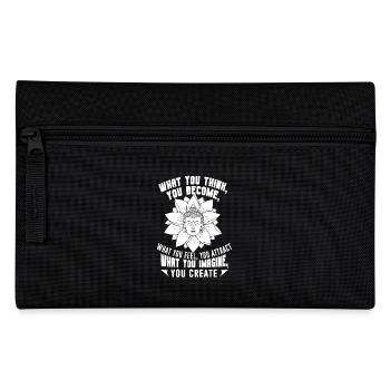 Buddha What You Think You Become - Pencil Case - black - Front