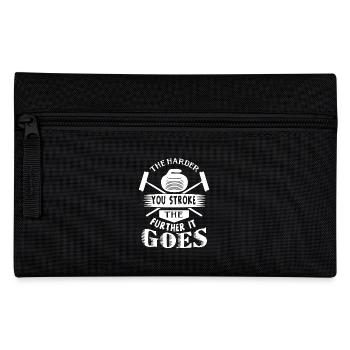 Curling The Harder You Stroke - Pencil Case - black - Front
