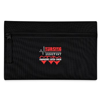 Nursing Assistant Caring Compassionate Loving - Pencil Case - black - Front