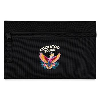 Cockatoo Squad Papageien Paradies Team - Federtasche - Schwarz - Vorne