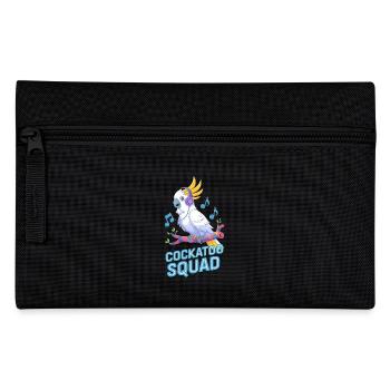 Cockatoo Squad Musik Papagei Kunst - Federtasche - Schwarz - Vorne