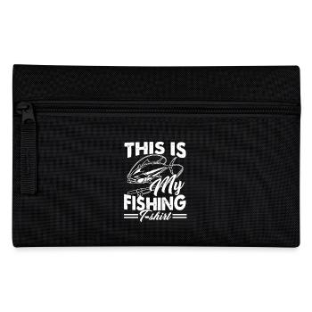 This Is My Fishing T shirt - Pencil Case - black - Front