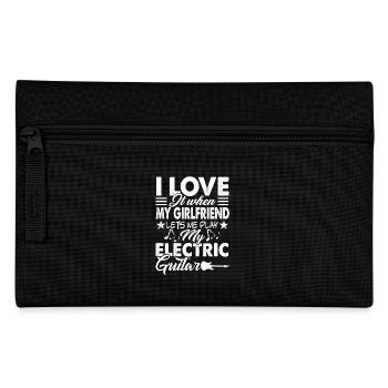 Electric Guitar I Love It - Pencil Case - black - Front