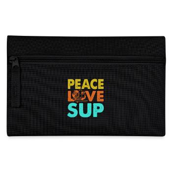 Paddleboarding Peace Love Sup - Pencil Case - black - Front