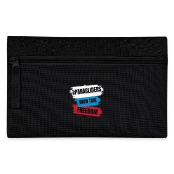 Only Paragliders Know True Freedom - Pencil Case - black - Front
