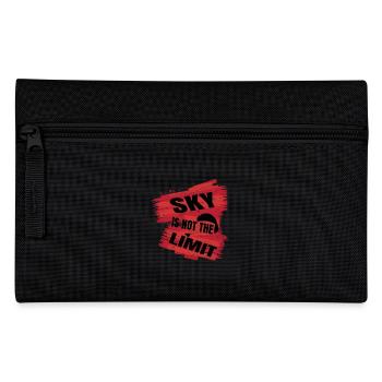 Sky Is Not the Limit – Paragliding Adventure - Pencil Case - black - Front
