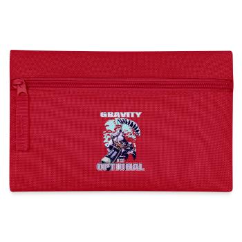 Gravity Is Optional – Paragliding Freedom - Pencil Case - red - Front
