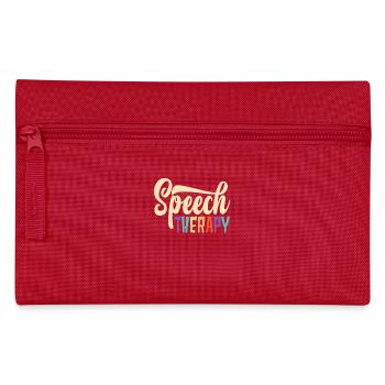 Speech Therapy Colorful Letters - Pencil Case - red - Front