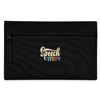 Orthophonie Lettres colorées - Trousse - noir - Devant
