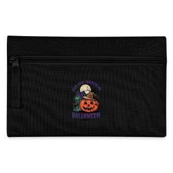 Grinning Pumpkin Halloween Outfit Women - Pencil Case - black - Front