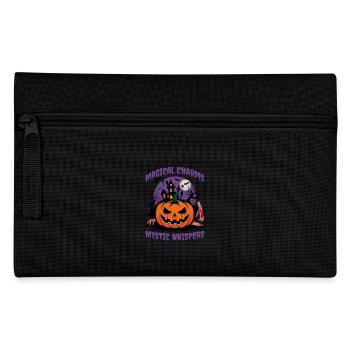 Mystic Pumpkin Halloween Outfit Women - Pencil Case - black - Front