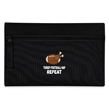 TURKEY FOOTBALL NAP REPEAT 300 - Pencil Case - black - Front