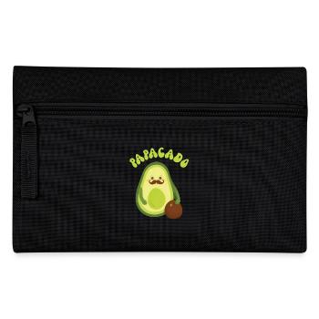 Papacado - Federtasche - Schwarz - Vorne