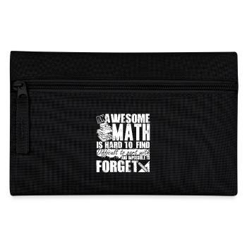 Math Teacher Awesome Math Teacher - Pencil Case - black - Front