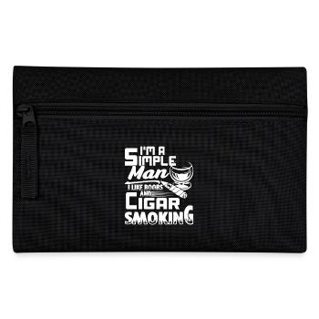 Cigar Smoking I Like Cigar Smoking - Pencil Case - black - Front