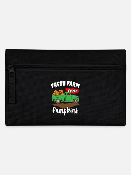 Fresh Farm Pumpkins Halloween - Federtasche - Schwarz