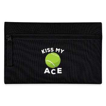 Sport Racket Kiss Ace Racquet Tennis - Pencil Case - black - Front