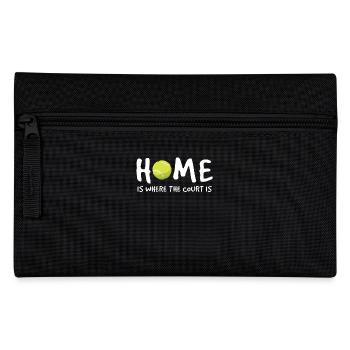 Sport Home Where Court Is Tennis - Pencil Case - black - Front