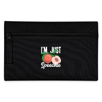 I'm Just Speechie - Federtasche - Schwarz - Vorne