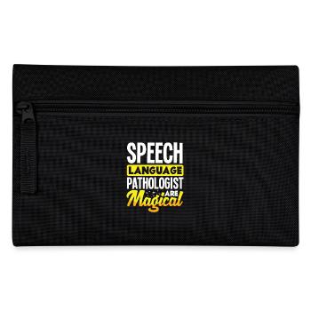 Speech Language Pathologist Are Magical - Federtasche - Schwarz - Vorne