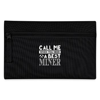 Miner I'm The Best Miner - Pencil Case - black - Front