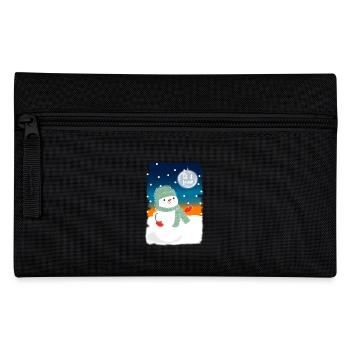 Snowman Let It Snow Snowman Lover Gift - Federtasche - Schwarz - Vorne