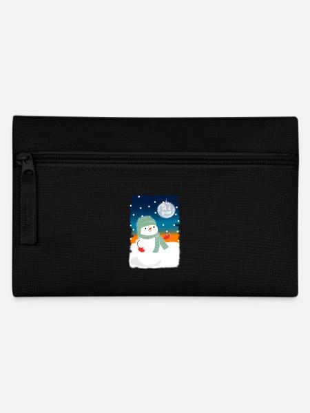 bonhomme de neige Let It Snow Man Lover cadeau - Trousse - noir