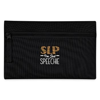 SLP I'm Just Speechie Leopard Muster - Federtasche - Schwarz - Vorne