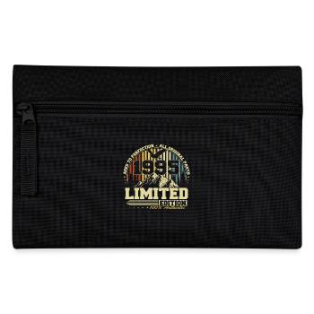 Millésime 1995 Vintage Anniversaire Cadeau Rétro - Trousse - noir - Devant