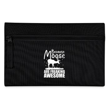 Because Moose Are Freaking Awesome | Moose Lover - Trousse - noir - Devant