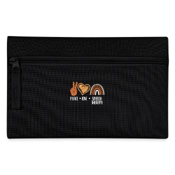Peace Love Orthophonie Design - Trousse - noir - Devant