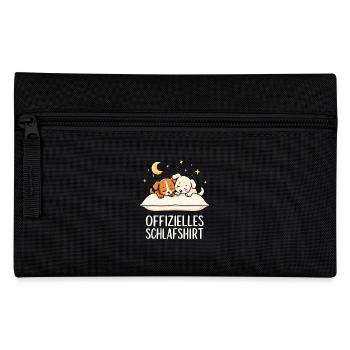 Chemise de nuit officielle chien chien couple - Trousse - noir - Devant