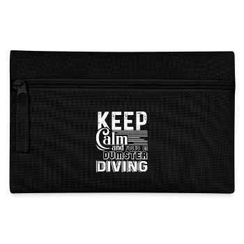 Keep Calm And Focus On Dumpster Diving - Pencil Case - black - Front