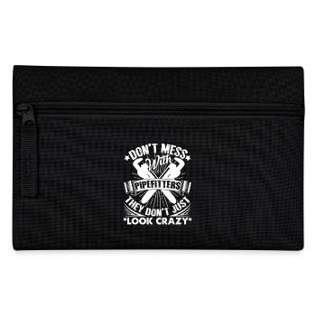 Pipefitter Don't Mess With Pipefitters - Pencil Case - black - Front