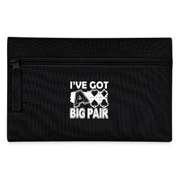Poker Got a Big Pair Poker - Pencil Case - black - Front