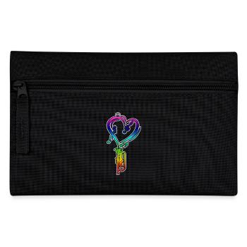 Trumpet Rainbow Colorful - Pencil Case - black - Front