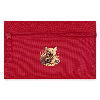 Bobcat's Bobcat, Bobcat, Bobcat, Bobcat, Lynx - Pencil Case - red - Front