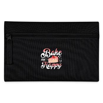 Pastry Lover Bake Me Happy Cute Baking Gift - Federtasche - Schwarz - Vorne