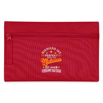 Nobody is perfect, but as a Unioner he is close - Pencil Case - red - Front
