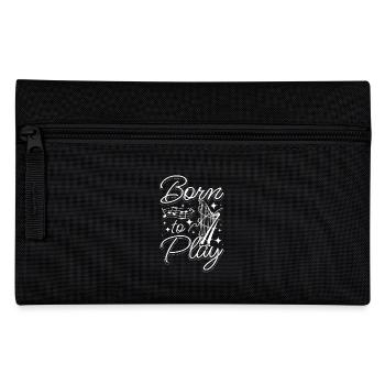 Born to play harp - Federtasche - Schwarz - Vorne