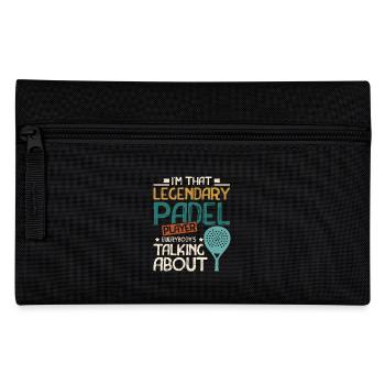 Je suis ce joueur de padel légendaire - Trousse - noir - Devant