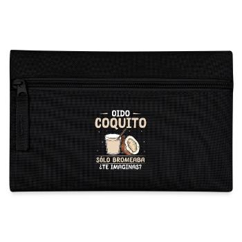 Oido Coquito – Humorvoll & Witzig - Federtasche - Schwarz - Vorne