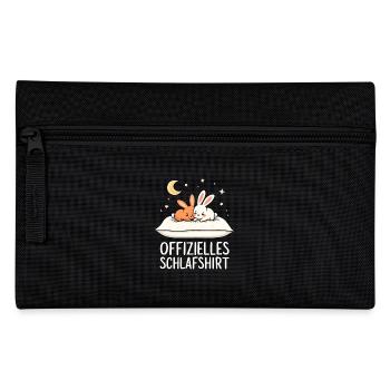 Offizielles Schlafshirt Kaninchen Paar - Federtasche - Schwarz - Vorne