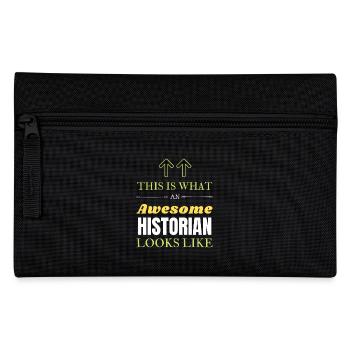 So sieht ein großartiger Historiker aus - Federtasche - Schwarz - Vorne