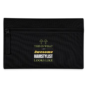 Voici à quoi ressemble un coiffeur génial - Trousse - noir - Devant